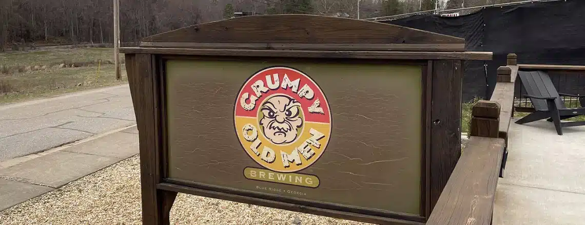 Grumpy Old Men Brewing in Blue Ridge Georgia - Trails & Tap