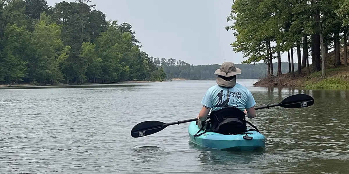 Kayaking on Clarks Hill Lake