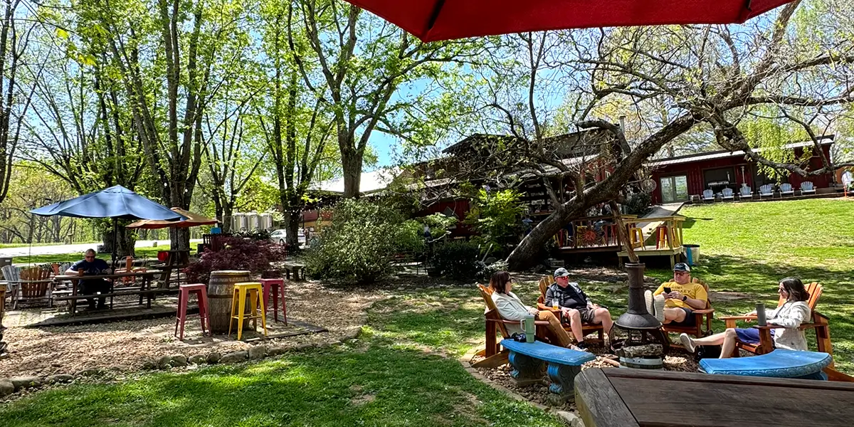 Outdoor Seating Area at Calfkiller Brewing Company
